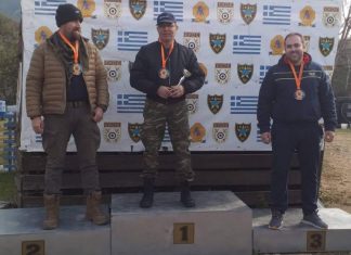 Τιμητικές διακρίσεις Αιτωλοακαρνάνων σε σκοπευτικούς αγώνες στα Ιωάννινα