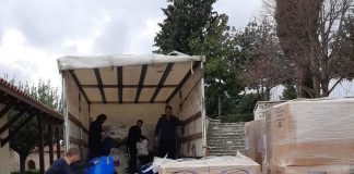 10 τόνοι ανθρωπιστικής βοήθειας του Δήμου Αγρινίου παραδόθηκαν στην Αλβανία