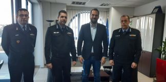 Στον Περιφερειάρχη Νεκτάριο Φαρμάκη η νέα ηγεσία Πυροσβεστικών Υπηρεσιών Δυτικής Ελλάδας