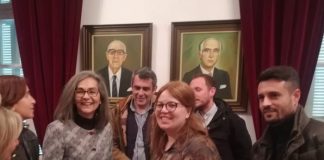 Συνάντηση της Σοφίας Σακοράφα με το Συμβούλιο Κοινότητας Μεσολογγίου