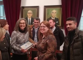 Συνάντηση της Σοφίας Σακοράφα με το Συμβούλιο Κοινότητας Μεσολογγίου