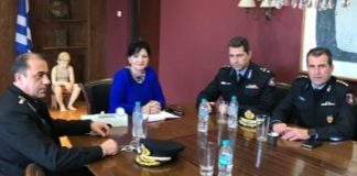 Συνάντηση της Αντιπεριφειάρχη Αιτωλοακαρνανίας, Μ. Σαλμά, με τη νέα Διοίκηση του Πυροσβεστικού Σώματος