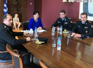 Συνάντηση της Αντιπεριφειάρχη Αιτωλοακαρνανίας, Μ. Σαλμά, με τη νέα Διοίκηση του Πυροσβεστικού Σώματος