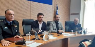 Σύσκεψη με Χαρδαλιά στην Περιφέρεια για την πολιτική προστασία