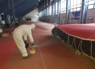 Σύσταση για απολύμανση σε όλες τις αθλητικές εγκαταστάσεις της χώρας