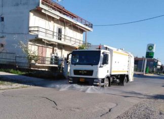 Συνεχίζονται οι απολυμάνσεις σε όλο το εύρος του δήμου Μεσολογγίου