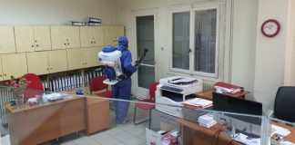 Απολύμανση στη ΔΕΥΑ Αγρινίου