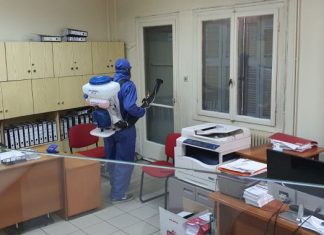 Απολύμανση στη ΔΕΥΑ Αγρινίου