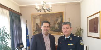 Mε το νέο Αστυνομικό Διευθυντή Ακαρνανίας συναντήθηκε ο Γιώργος Παπαναστασίου