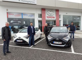 Δύο αυτοκίνητα διαθέτει η Τοyota για το «Βοήθεια στο Σπίτι» στο Αγρίνιο