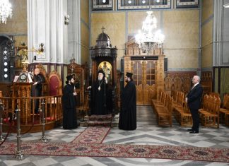 Ο Δήμαρχος Μεσολογγίου στη Δοξολογία της Εξόδου