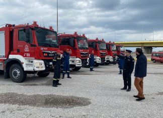 Δυτική Ελλάδα: Παρελήφθησαν νέα οχήματα για τις πυροσβεστικές δυνάμεις