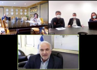 Τηλεδιάσκεψη του Λύρου με την Επιτροπή «Ελλάδα 2021» και τη Γιάννα Αγγελοπούλου