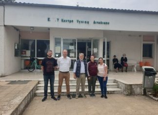 Κλιμάκιο του ΕΟΔΥ στο Κέντρο Υγείας Αιτωλικού