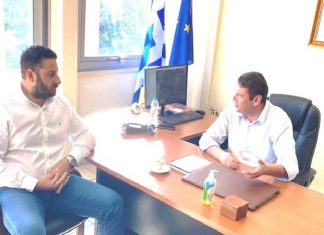 Συνάντηση Θ. Μαυρομμάτη με Γ. Κατσούλα – Επί τάπητος πλήθος έργων στην Αμφιλοχία