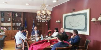 Επίσκεψη του Σπήλιου Λιβανού στην Αντιπεριφερειάρχη Αιτωλοακαρνανίας Μαρία Σαλμά