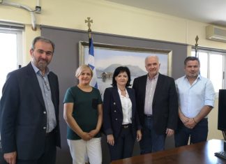 Θέματα πολιτικής προστασίας στην ατζέντα Κώστα Λύρου και Μαρίας Σαλμά