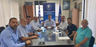 Συνάντηση του Εμπορικού Συλλόγου Μεσολογγίου με τον Απ. Κατσιφάρα