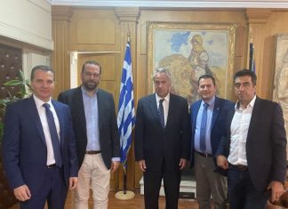 Συνάντηση Φαρμάκη με τον Υπουργό Αγροτικής Ανάπτυξης Μάκη Βορίδη