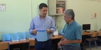 Προστατευτικές μάσκες made in 2ο ΕΠΑΛ Αγρινίου στο Δήμο