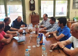 Με την Ένωση Συνεταιρισμών Μεσολογγίου συναντήθηκε ο Γιώργος Βαρεμένος