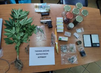 Σύλληψη για καλλιέργεια και κατοχή ναρκωτικών σε χωριό του Αγρινίου