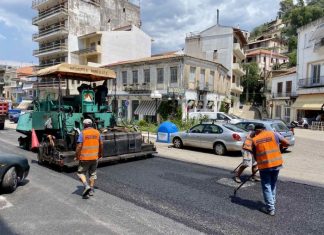 Ολοκληρώθηκε η αποκατάσταση του ασφαλτοτάπητα στην Αμφιλοχία