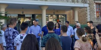 Ηθική επιβράβευση των μαθητών του Γυμνασίου Καινουργίου για τη φιλανθρωπική τους πράξη