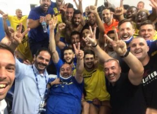 Παναιτωλικός: Έξαλλα πανηγύρια για την παραμονή στα αποδυτήρια