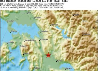 Σεισμική δόνηση μεγέθους 3,3 R στο Ξηρόμερο