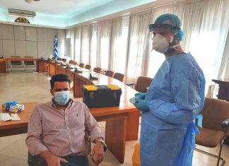 Κλιμάκιο του ΕΟΔΥ στο δημαρχείο – Τεστ κορονοϊού σε δήμαρχο, αντιδημάρχους και δημοτικούς υπαλλήλους