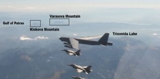 Τα ελληνικά F-16 και αμερικανικό βομβαρδιστικό B 52 πέρασαν και από τον ουρανό της Αιτωλοακαρνανίας
