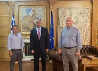 Συνάντηση του Συλλόγου Ελαιοπαραγωγών Αιτωλικού με τον Μ. Βορίδη