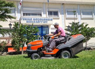 Σε λειτουργία χορτοκοπτικό μηχάνημα στο νοσοκομείο Μεσολογγίου