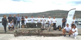 Καθαρίστηκε από εθελοντές ο βυθός του λιμανιού της Αμφιλοχίας