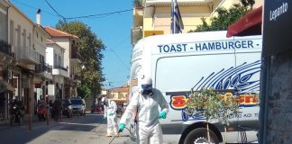 Απολυμάνσεις σε κεντρικά σημεία της Ναυπάκτου