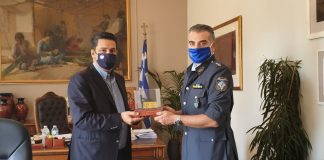 Συνάντηση του Δημάρχου Αγρινίου με τον Διοικητή της Τροχαίας