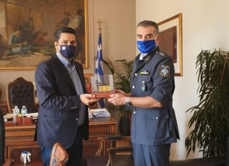 Συνάντηση του Δημάρχου Αγρινίου με τον Διοικητή της Τροχαίας