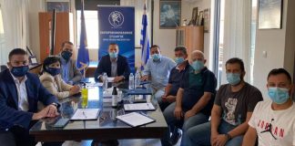 Συνάντηση του Εμπορικού Συλλόγου Μεσολογγίου με το Νεκτ. Φαρμάκη