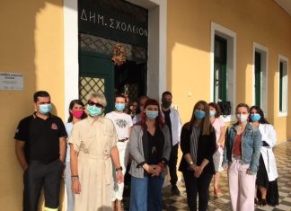 Δράση ενημέρωσης για τον κορονοϊό στους μαθητές του 1ου Δημοτικού Σχολείου Αμφιλοχίας