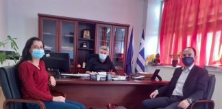 Ο Αντιπεριφερειάρχης, Λάμπρος Δημητρογιάννης, στο Νοσοκομείο Αγρινίου