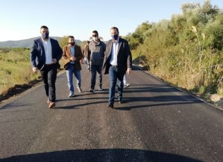 Επίσκεψη Φαρμάκη στα έργα Γουριά -Λεσίνι και στη σήραγγα Αγίου Ηλία