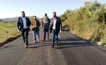 Επίσκεψη Φαρμάκη στα έργα Γουριά -Λεσίνι και στη σήραγγα Αγίου Ηλία