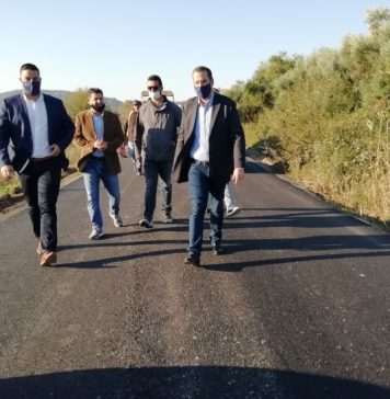 Επίσκεψη Φαρμάκη στα έργα Γουριά -Λεσίνι και στη σήραγγα Αγίου Ηλία