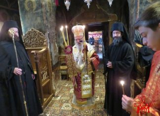 Η πανήγυρη της Ιεράς Μονής Εισοδίων της Θεοτόκου Μυρτιάς Τριχωνίδος