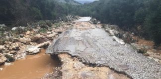 Καταστροφές από τη νεροποντή στο Δήμο Ξηρομέρου