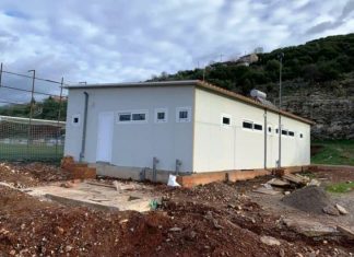 Nέοι βοηθητικοί χώροι στο γήπεδο του Θέρμου