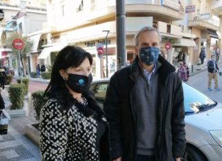 Σε καταστήματα του Αγρινίου η Μ. Σαλμά για την πρεμιέρα του λιανεμπορίου