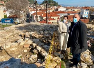 Β.Γκίζας και Ολ.Βικάτου στις εργασίες ανάδειξης του Κάστρου Ναυπάκτου