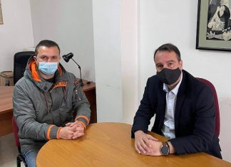 Συνάντηση Παπαθανάση με τον Πρόεδρο του Εμποροβιομηχανικού Συλλόγου Μεσολογγίου